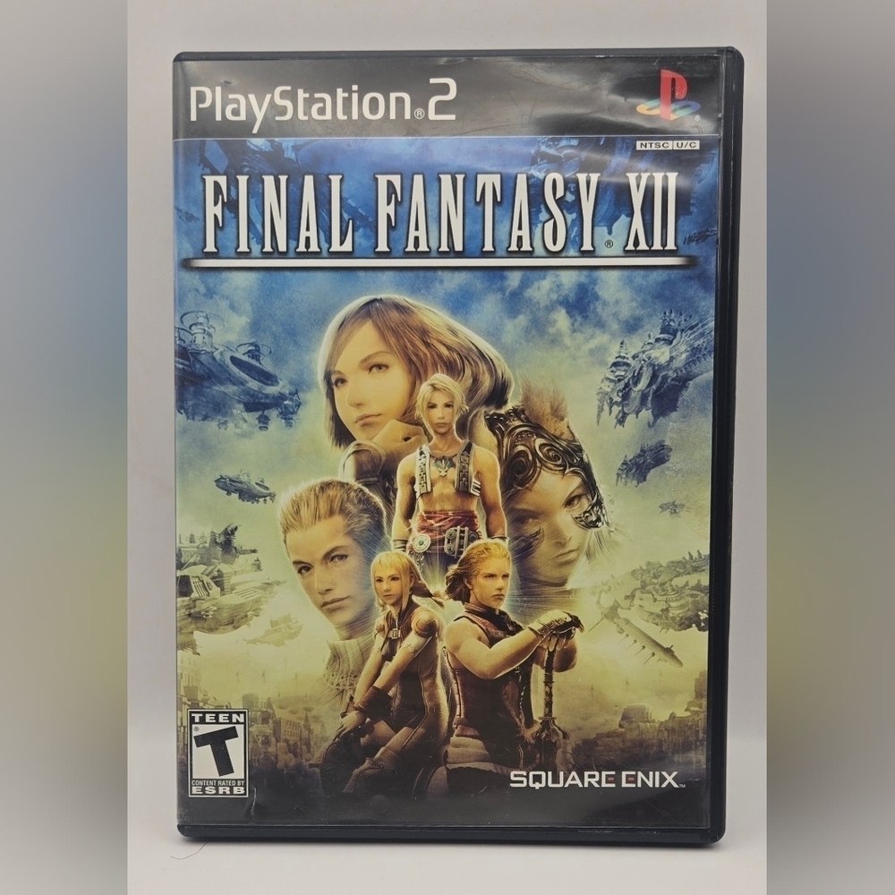 Final Fantasy XII (PS2) Complete CIB w/ Manual & Memory Card - Tested